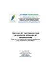 STRATEGIE ET TACTIQUES POUR LA REUSSITE SCOLAIRE ET UNIVERSITAIRE