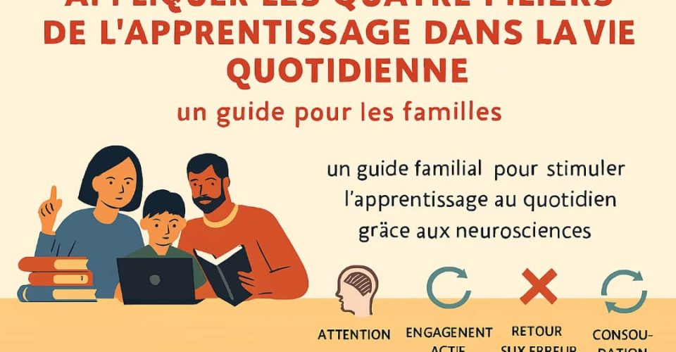 Un guide familial pour stimuler l’apprentissage au quotidien grâce aux neurosciences.