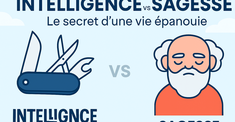 Intelligence vs Sagesse : deux forces pour une vie pleine de sens.