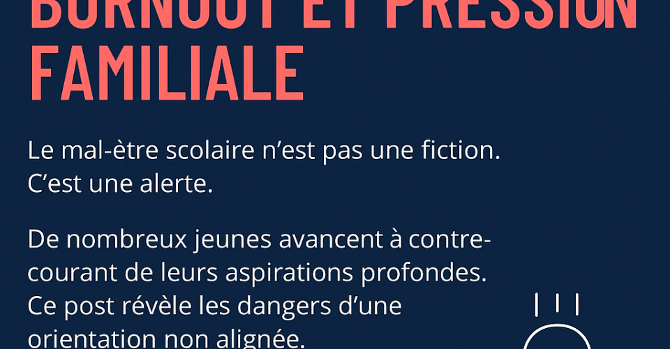 📌 Orientation subie = souffrance silencieuse. Découvrez comment éviter le burnout et reprendre le contrôle de votre avenir avec ZATCHÊDA Coaching Center.